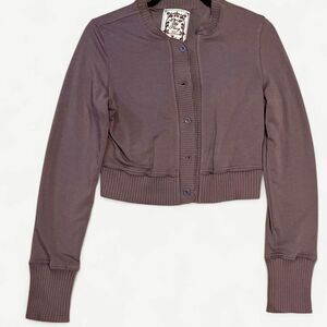 Old Navy 1994 short sweater Jacket Women's Medium Stretch Button Front
